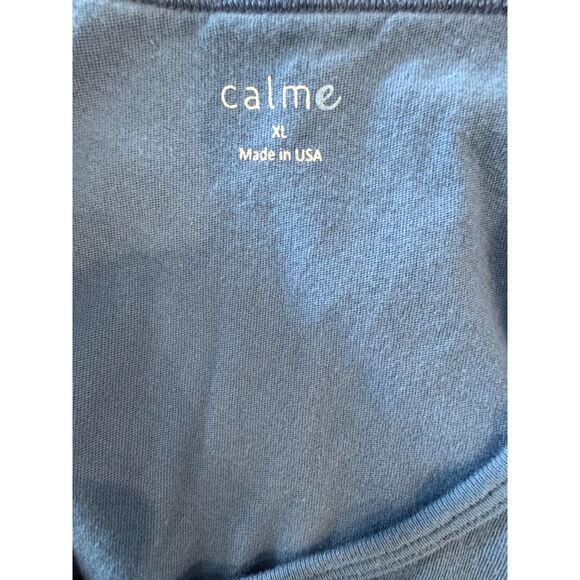 🌿 Calme Organic Cotton Open Back Tank • Size XL • Made in USA ✨ - Picture 7 of 7